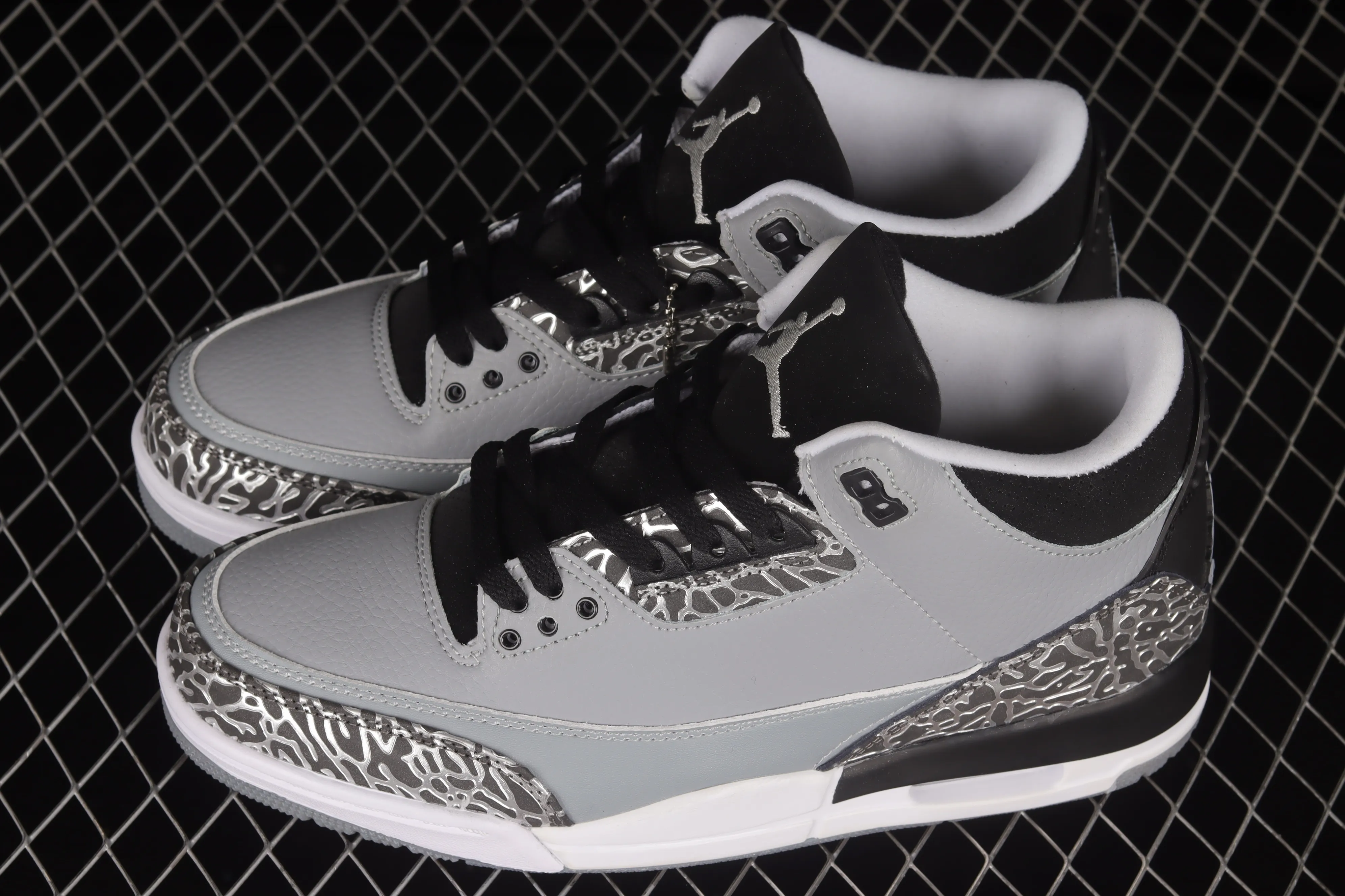 All categories Air Jordan Jordan series basketball shoes Air Jordan 3 Air Jordan 3 "Wolf Grey" AJ3 Joe 3 Wolf Gray 136064-004